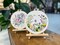 Maydear 4 Sets Embroidery kit,Embroidery Kit for Beginners Adults Punch Needle Kit Cross Stitch Kits with Embroidery Hoop and Instructions,Hand Embroidery Starter Kit (Flower)